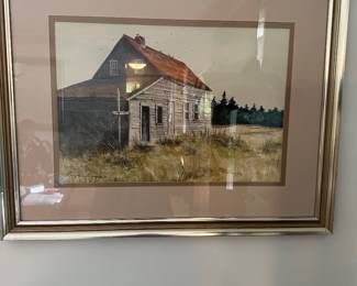 Provincetown Artist Eugene Sparks Painting 28" x 32" Signed and Framed