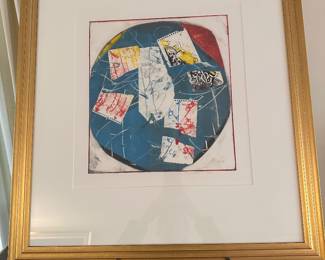 Provincetown Artist Robert Siegelman 27" x 39" Signed and Framed Litho