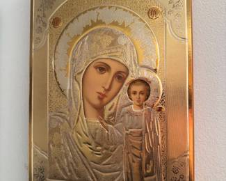 Needzo Virgin of Kazan Madonna and Child Icon