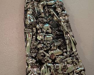 Sterling Silver Gilt Mexican Icon