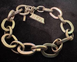 Sterling Silver "PGA" Bracelet