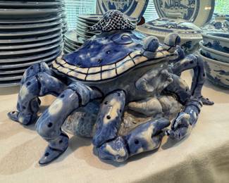 Delft Blue Crab Candy Dish