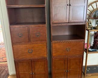 Ballard Design Modular Stackable Cabinets (Shown - 24"W x 16"D x 71-1/2"H - each)