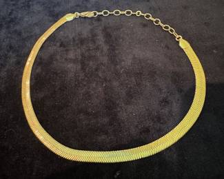 Sterling Silver Herringbone Necklace