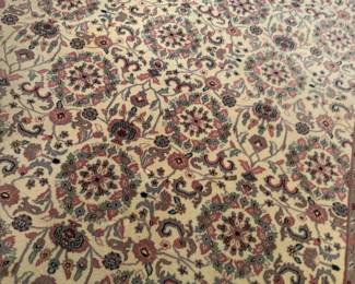 Hand Knotted New Zealand Sino-Persian Kashan Wool Rug (9'W x 12'L)