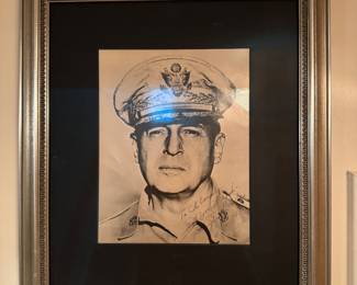 Framed Photograph with Personal Inscription Autographed by General Douglas MacArthur