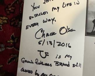 "The Last Roundup on the Llano Estacado" Personal Inscription and Autographed by Chuck Olson