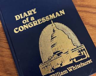 "Diary of Congressman" Personal Inscription and Autographed by G. William Whitehurst