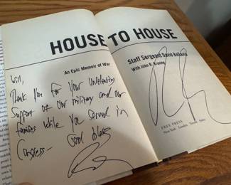 "House to House" Personal Inscription and Autographed by David Bellavia