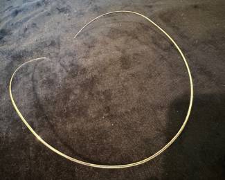 Sterling Silver Open Collar Necklace