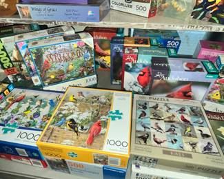 LOTS OF AUDUBON PUZZLES