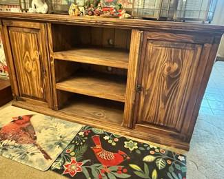 RUSTIC PINE TV STAND BY .....