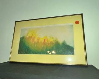 LARGE FRAMED PRINT