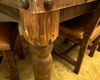 HEAVY LEGS w/ IRON CONCHOS TRIM