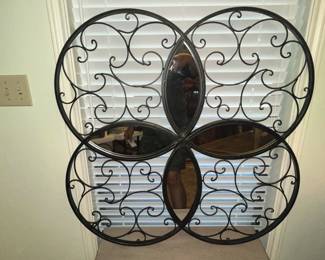 UNIQUE METAL ART MIRROR