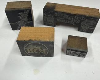 136 vintageletterpressprintingblocksauto