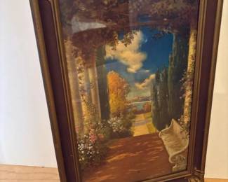 048 19x13patkinsonfoxsignedchromolitho