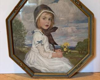 052 95octagonalframedcmaxportraitofa