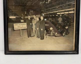 021 framedphotographoffirstoldsmobilebu