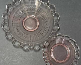 122 pairofpinkdepressionglasslaceedge