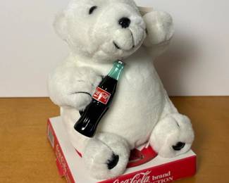230 1997cocacolapolarbearplushbyplay
