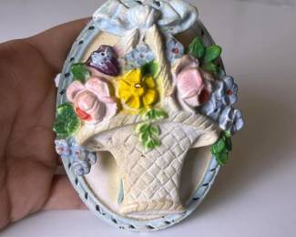256 vintagecastironflowerbasketdoorkno