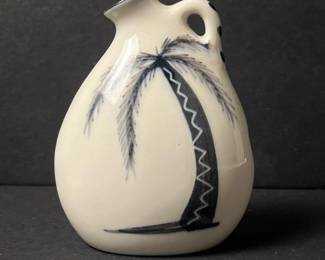 171 handpaintedceramicminiaturejugwith