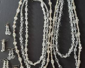 291 handmadeclearfacetedglassandcrystal