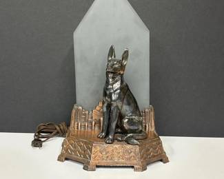 083 artdecogermanshepherddogtablelamp