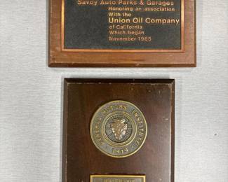 072 pairofvintageawardplaques