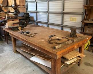 Antique Carpenter's Workbench