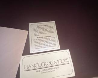 Hancock & Moore Fine Leather Furniture