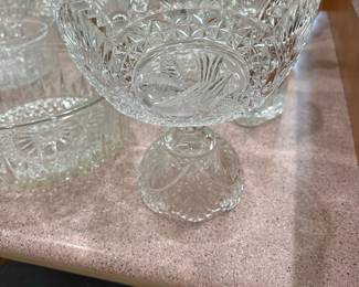 Hofbauer "The Byrdes Collection" Crystal Compote Bowl