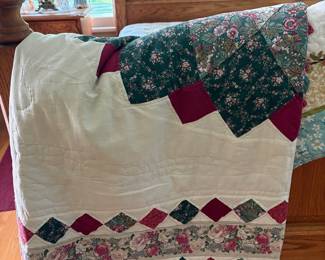Floral Patchwork Quilt
