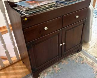 Vintage Ethan Allen Dry Sink Cabinet