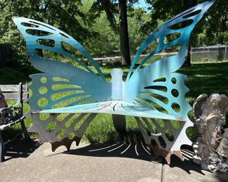 Cricket Forge Butterfly Bench