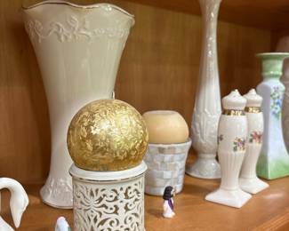 Lenox "Ornamental Glow" Collection Votive Candle Holders and Vases