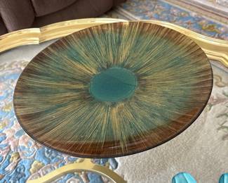 Mid-Century Modern Ceramic Charger Plate