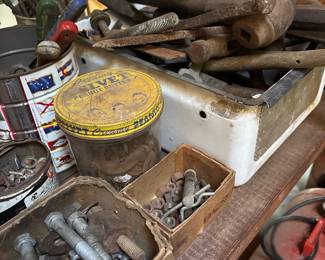 Assorted Vintage Hardware and Tools