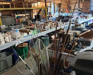 Assorted Fishing Rods and Reels