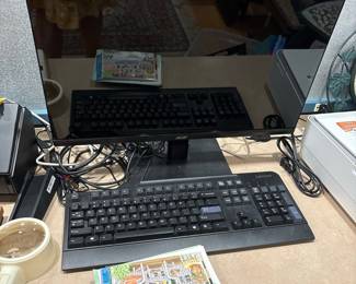 Acer 21.5-inch LED Monitor and Lenovo Keyboard Bundle