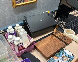 Fujitsu ScanSnap Scanner and Crafting Supplies Lot