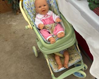 Graco Double Doll Stroller with Baby Dolls