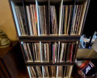 Over 200 original vinyl records from ‘60s- ‘80s