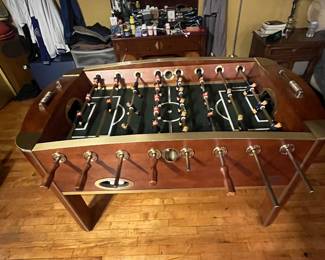 Vintage style foosball table