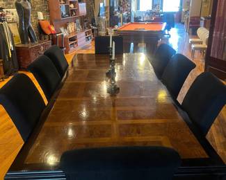 Large dining table