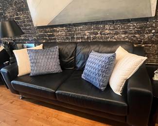 Leather sofa
