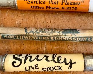 Vintage bullet pencils