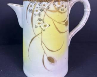110 vintageporcelainteapothandpaintedy