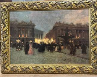 017 ornate31x235wallartwithgildedfra